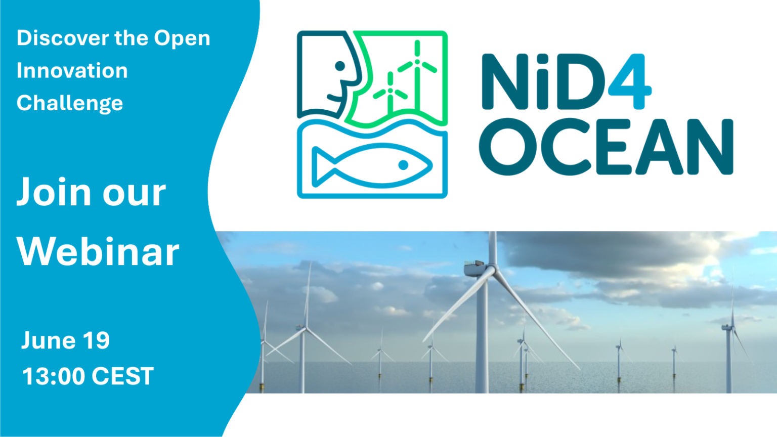 Banner - Discover the Open Innovation Challenge. Join our webinar. June 19 13:00 CEST