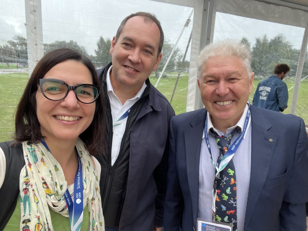 From left to right: Marta Moyano, David Lusseau and Arturas Razinkovas-Baziukas