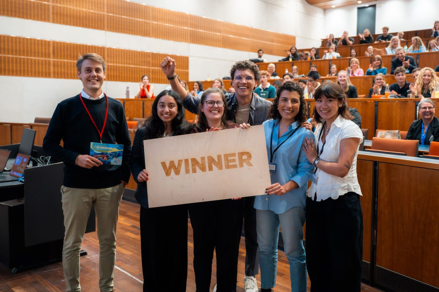 Winning team of the DTU university challenge